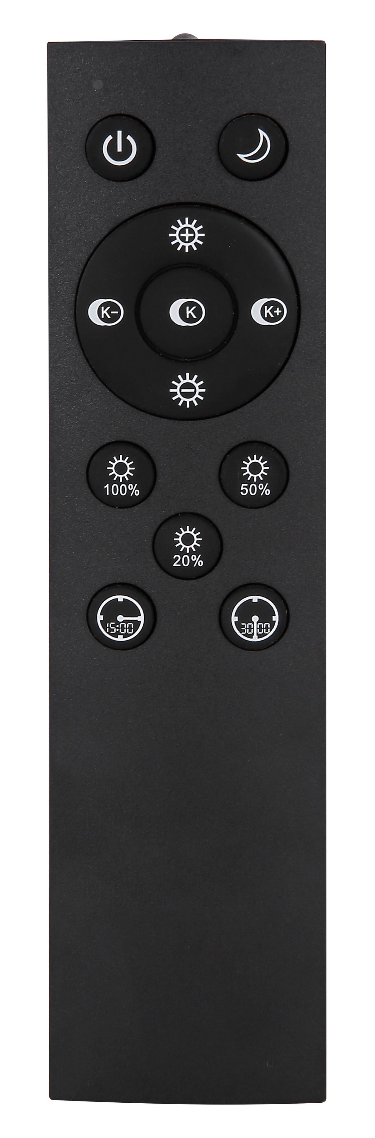 LED-HÄNGELEUCHTE 15537W - Dunkelbraun/Schwarz, Design, Kunststoff/Metall (171/7/120cm) - Globo
