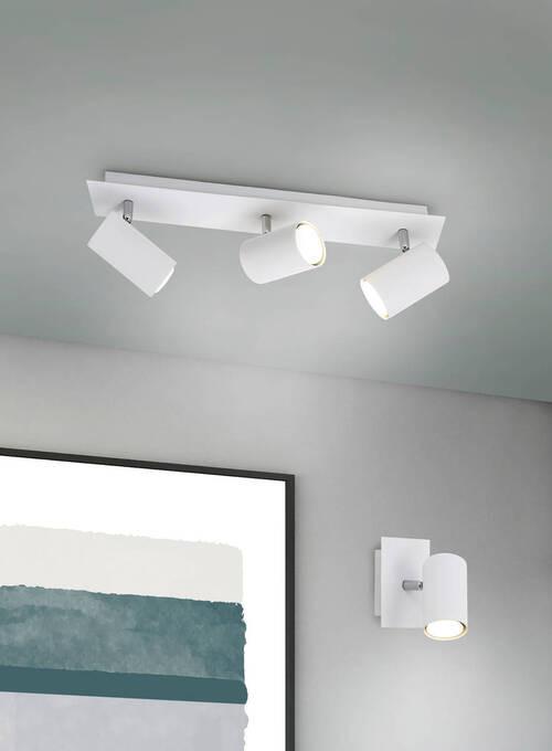 Strahler Marley Weiß max. 25 Watt - Weiß, Basics, Metall (12/12/15cm) - Trio Leuchten