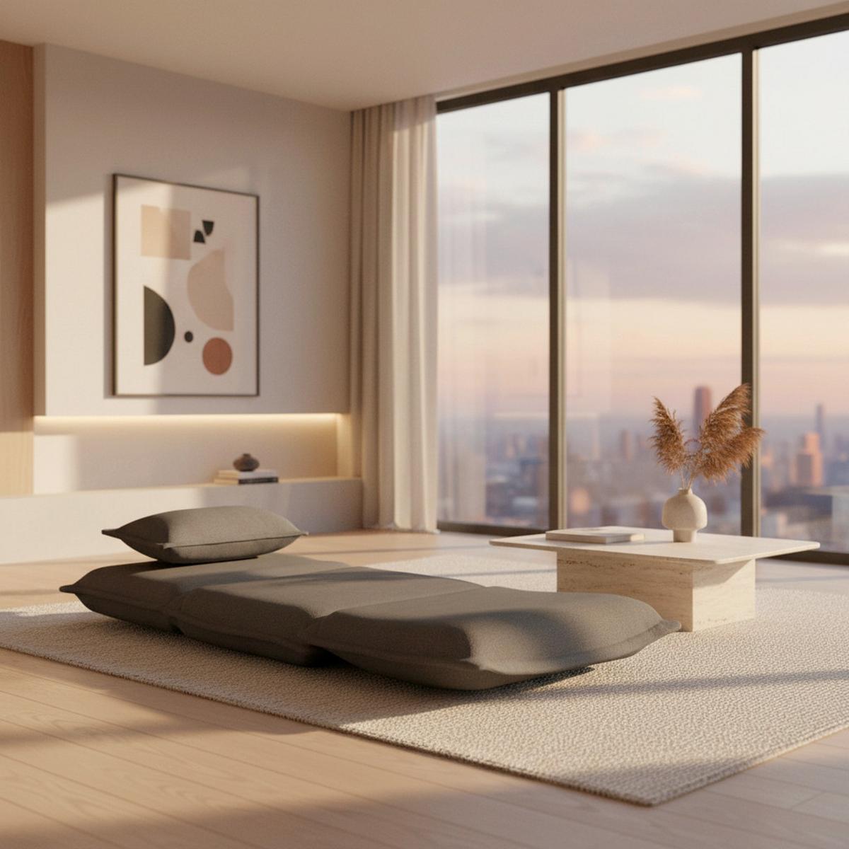 Schlafsessel Tamara Bouclé Dunkelgrau - Dunkelgrau, MODERN, Textil/Metall (82/31/69cm) - Bessagi Home