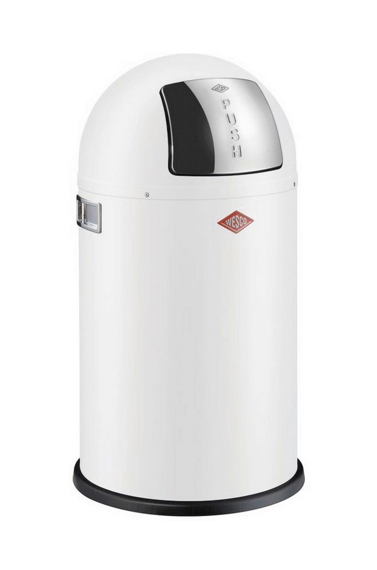 SORTOWNIK ODPADÓW 8012571 - kolor stalowy/biały, Konventionell, tworzywo sztuczne/metal (35/63cm) - Wesco
