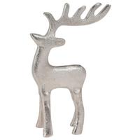 Dekorentier RAINE - Silberfarben, Metall (7/4/18,5cm)