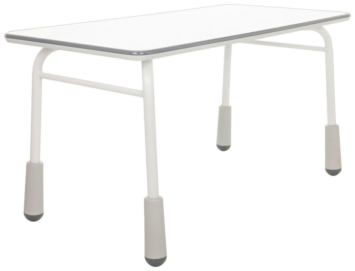 Jugenddschreibtisch Kid Gro T ca.120x58-67x60cm Hellgrau - Hellgrau, Basics, Holzwerkstoff/Metall (120/58-67/60cm) - MID.YOU