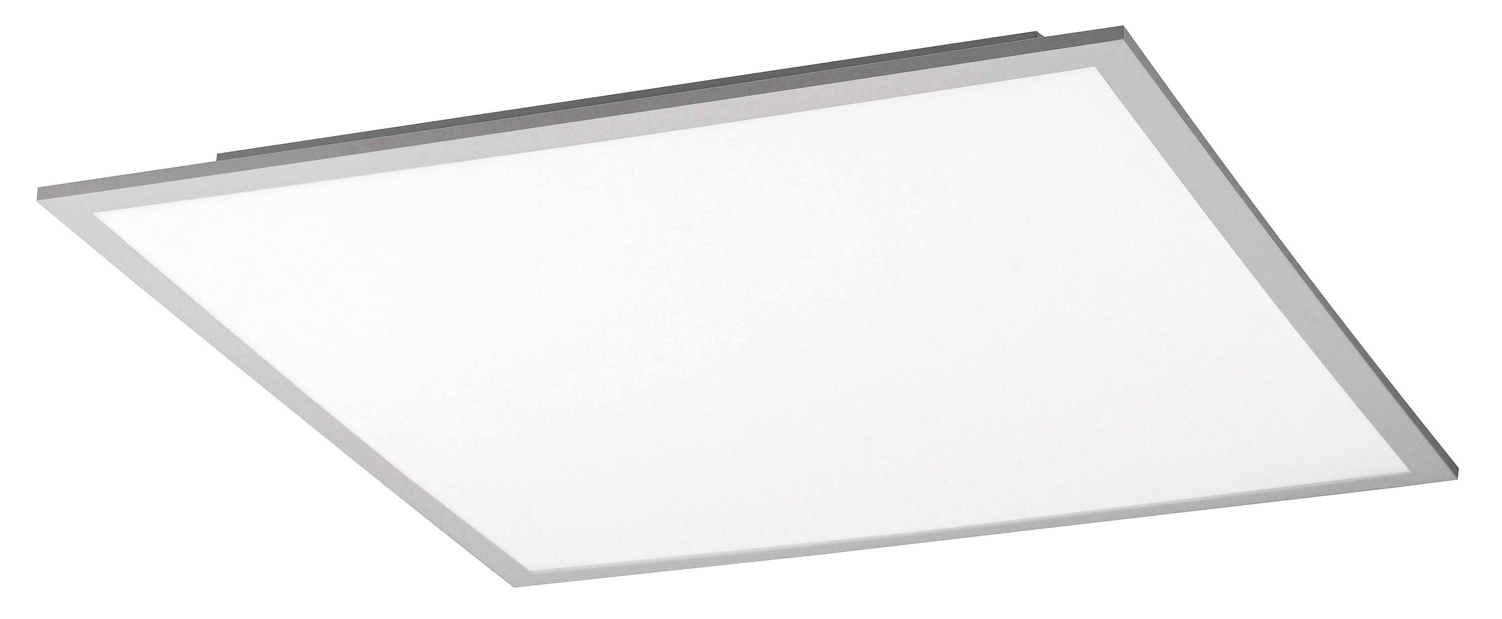 LED-Deckenleuchte Flat Weiß 2000 Lumen - Weiß, MODERN, Kunststoff/Metall (30/30/5,6cm)