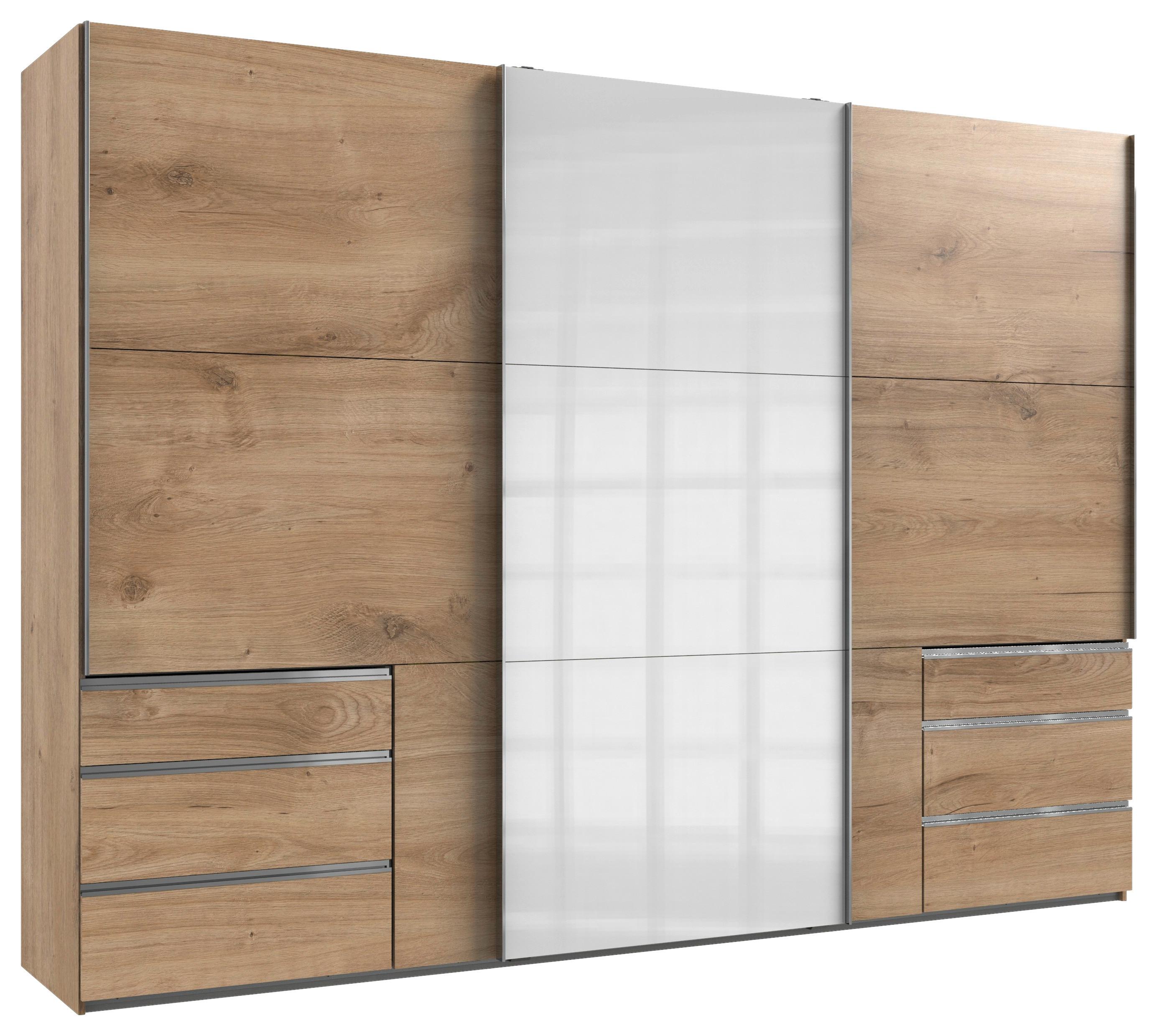 Ormar S Kliznim Vratima Level 36c - bijela/boje hrasta, Moderno, drvni materijal (300/216/65cm) - Modern Living