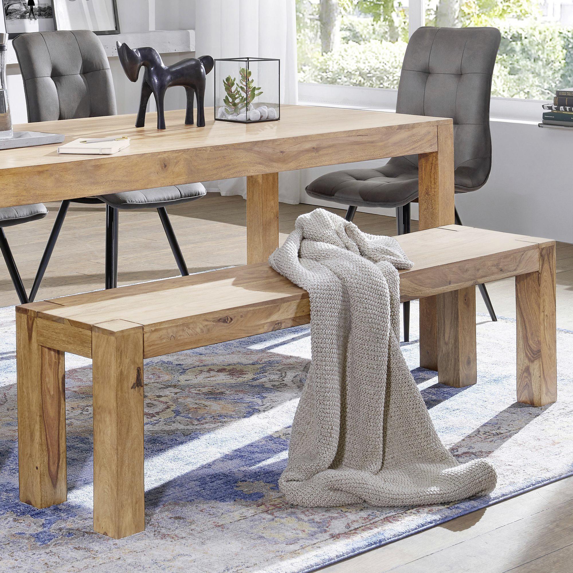 SITZBANK MUMBAI - Akaziefarben, MODERN, Holz (140/45/35cm) - MID.YOU