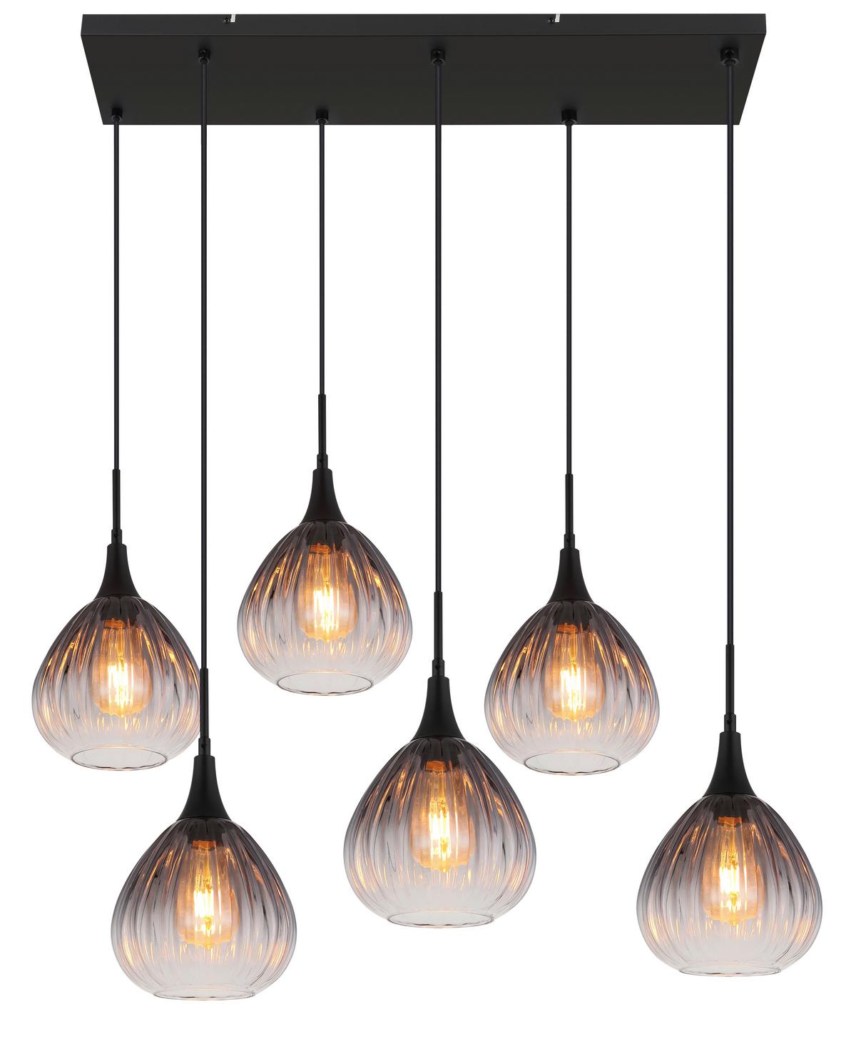 Viseča Svetilka 15887-6h Olsen - Design (90/40/120cm) - Globo