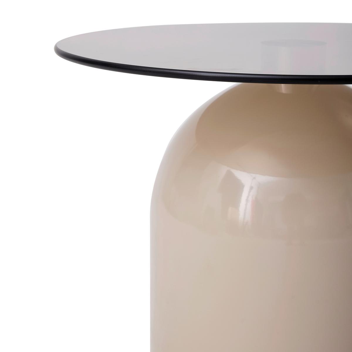 Jade Klub Stočić - siva/bež, Moderno, staklo/metal (50/40cm) - Modern Living