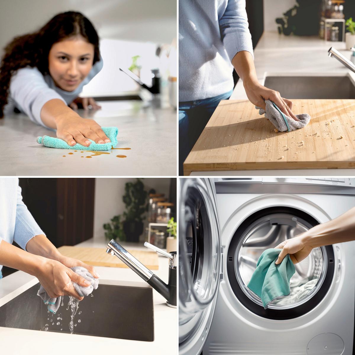 Mikroszálas Kendő 179227 - többszínű, Basics, textil (34/34cm) - Vileda