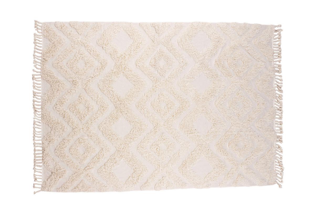 HOCHFLORTEPPICH HILMA - Weiß, LIFESTYLE, Textil (200/300cm) - P & B