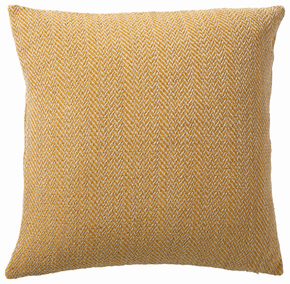 Kissenhülle Mary in Gelb ca. 45x45cm - Gelb, Modern, Textil (45/45cm) - Mary's