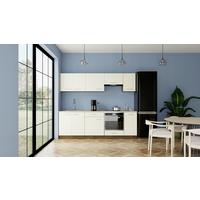 Bucatarie standard MELANIE 240 - bej/culoare lemn de nuc, Modern, material pe bază de lemn (240/202/60cm)