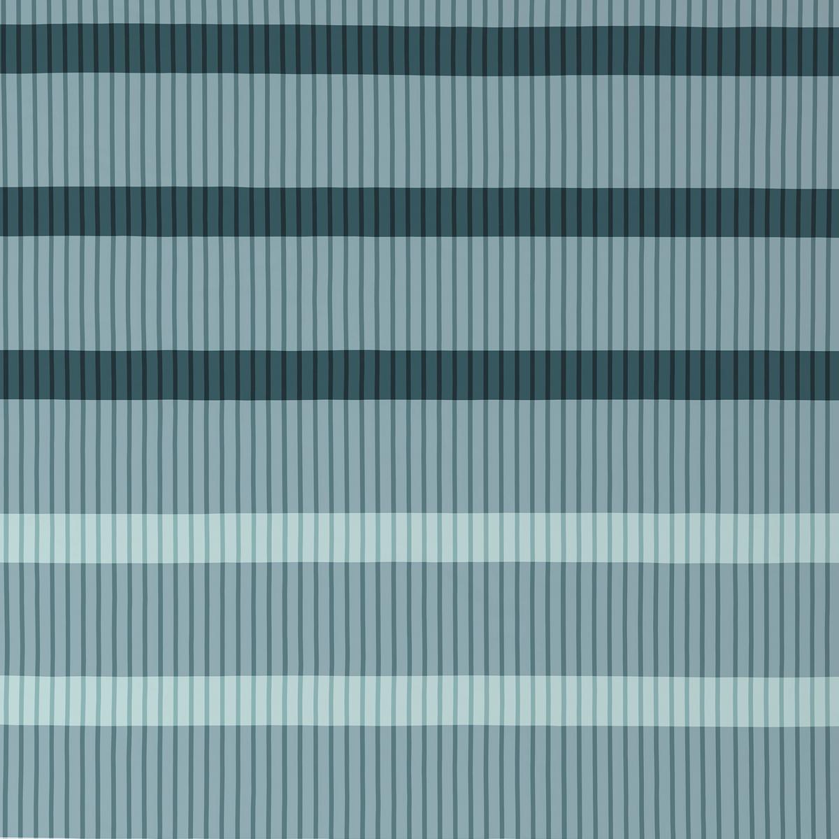 Bettwäsche Streif XL Blau/Schwarz ca. 155x220cm - Blau/Schwarz, KONVENTIONELL, Textil (155/220cm) - Mömax