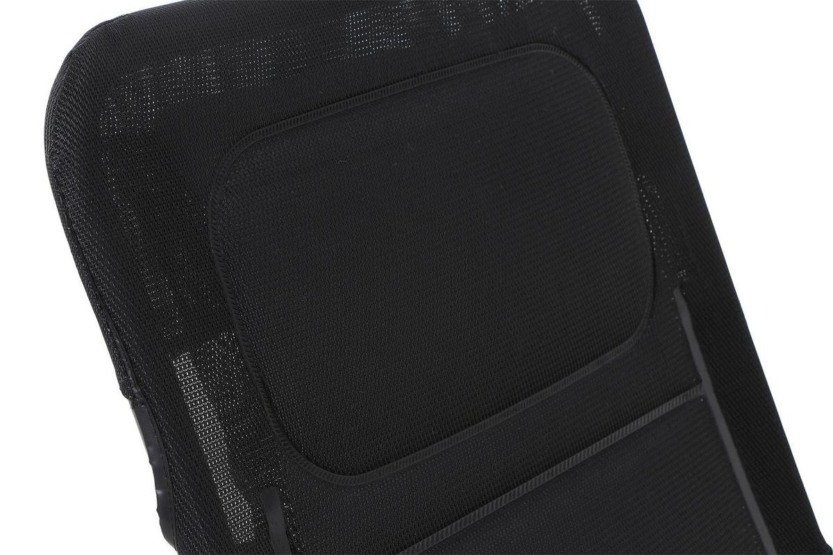 Kippliege Fano ca. 150x71x112 cm Schwarz - Schwarz, KONVENTIONELL, Kunststoff/Metall (150/71/112cm) - Siena Garden