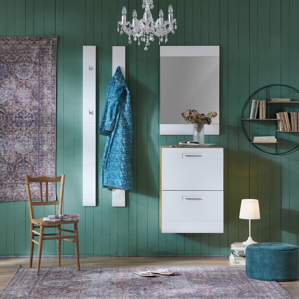 Ogledalo Auris, Bela, 60 X 90 Cm - bela, Moderno (60/90/2cm) - Mömax