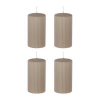Stumpenkerzenset Glenbarr Creme, 4 Stück - Creme, LIFESTYLE (7/13cm)