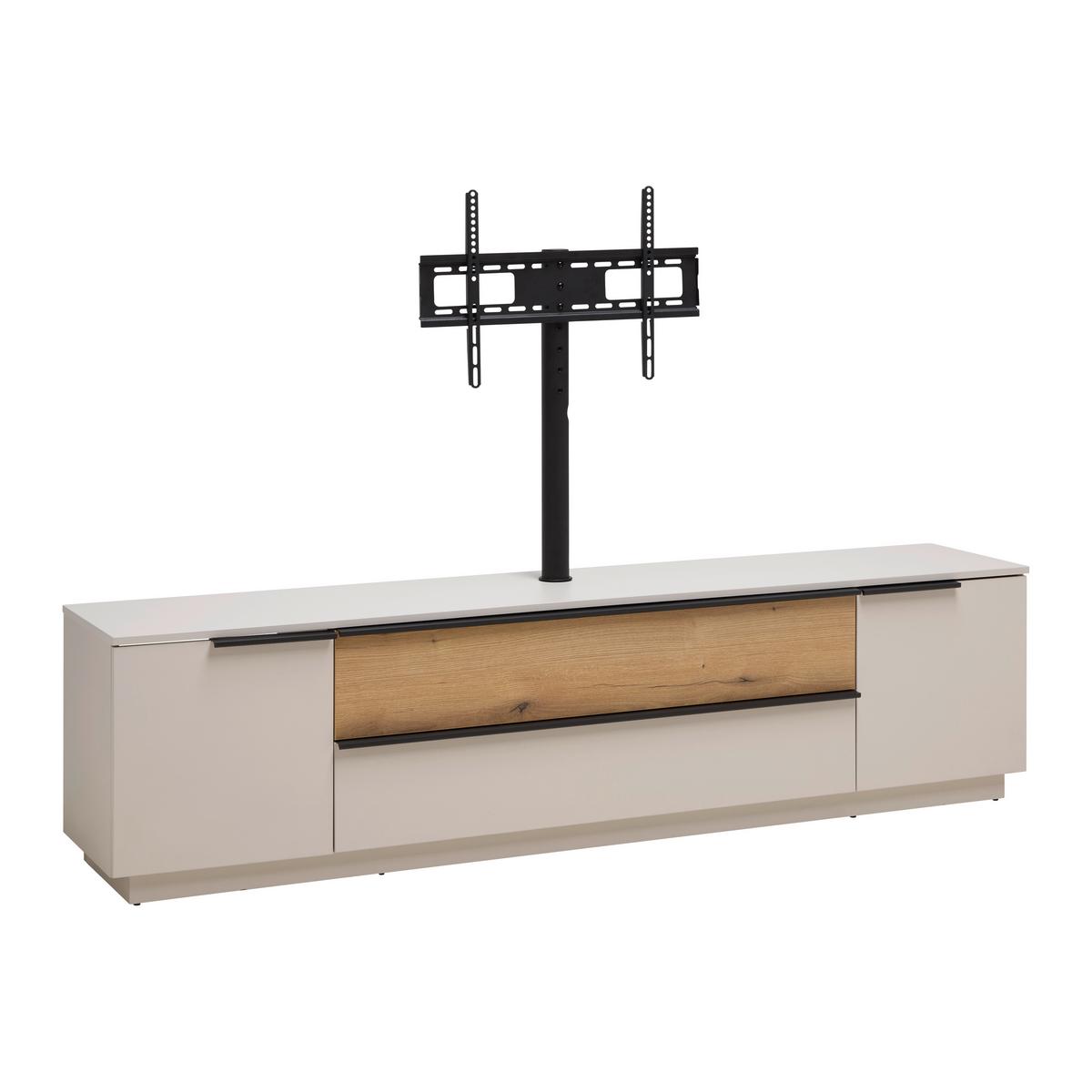 TV-Element Neo Eichefarben/Kaschmir - Kaschmir/Eichefarben, MODERN, Holzwerkstoff/Kunststoff (210/53/40cm) - Mömax