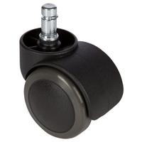 Set Kolesc Za Vrtljivi Stol Rolo, 5-Delni - črna, Basics, kovina/umetna masa (5/6/5cm) - MID.YOU