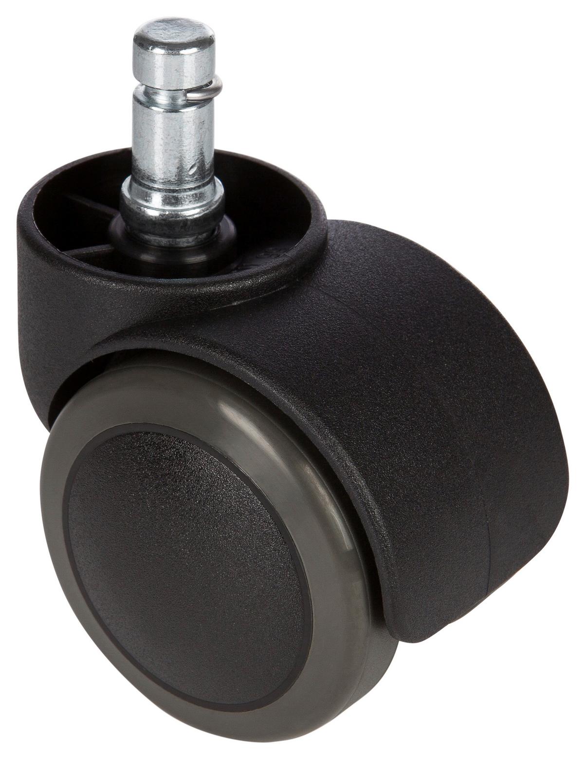 Set Kolesc Za Vrtljivi Stol Rolo, 5-Delni - črna, Basics, kovina/umetna masa (5/6/5cm) - MID.YOU