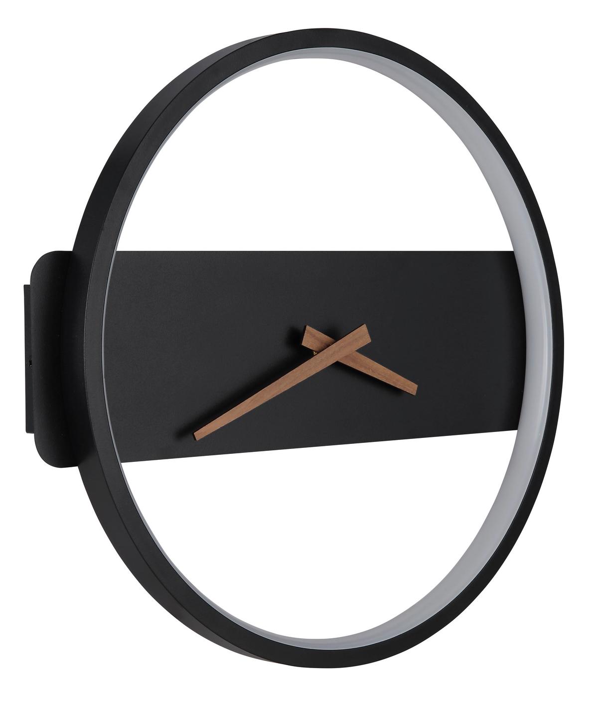 WANDUHR 78281 SUSSY - Weiss/Schwarz, Design, Kunststoff/Metall (35/32/5,5cm) - Globo