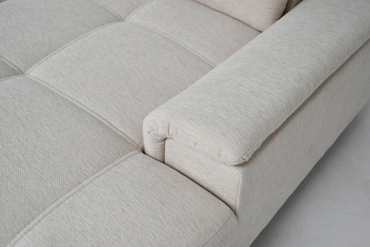 Sarokkanapé Sierra - bézs, Modern, textil (230/364cm) - Mömax