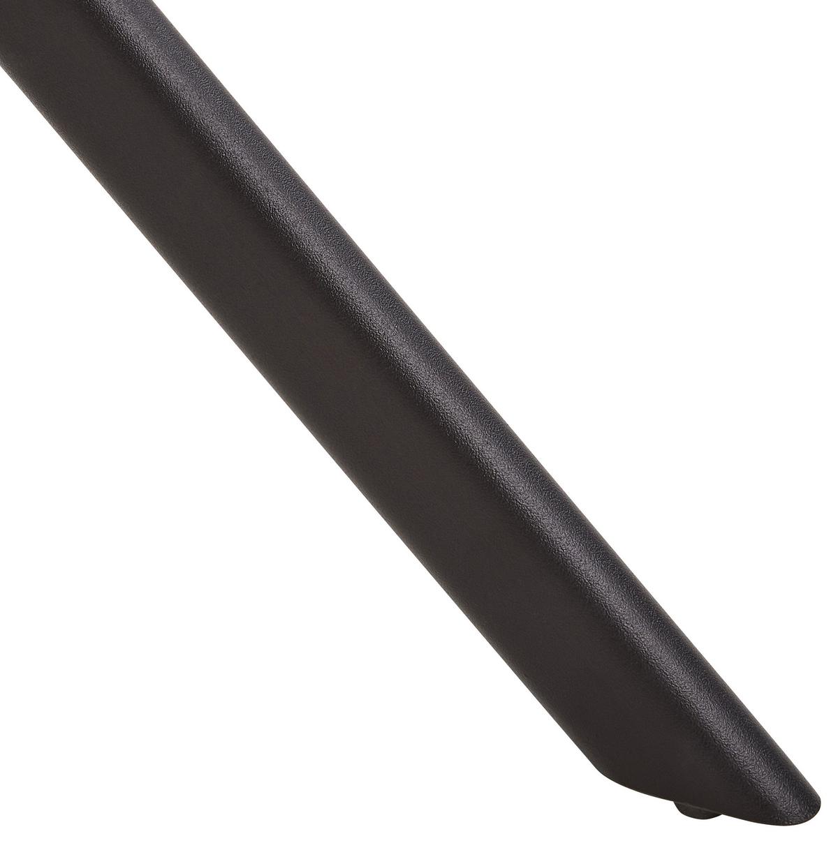KRZESŁO Z PODŁOKIETNIKAMI LELA - czarny/szary, Modern, metal/drewno (60/91/56cm) - Livetastic