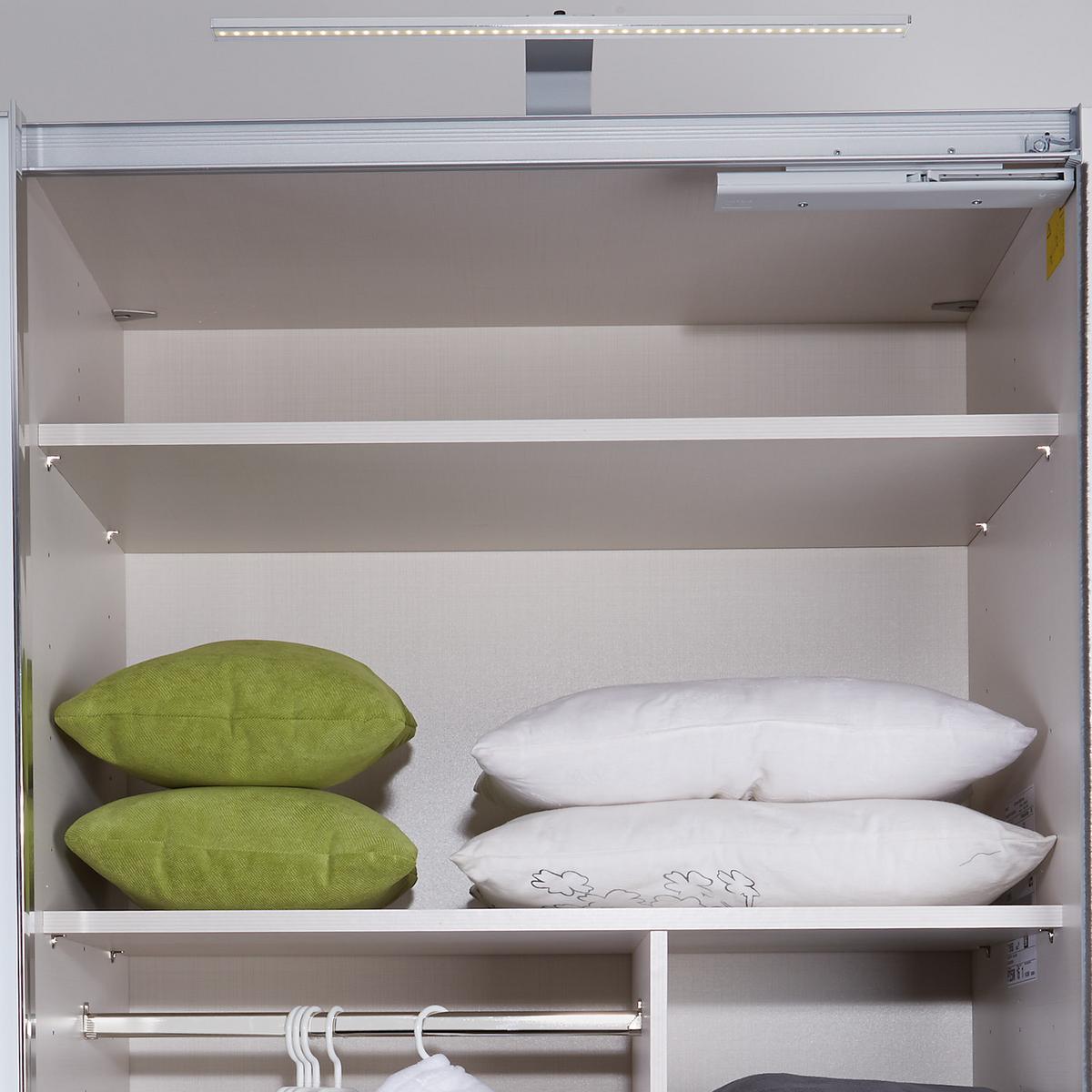 Belső Elosztás 4 Polccal Sonate - szürke, Modern, faalapú anyag (97/151/47cm) - Premium Living