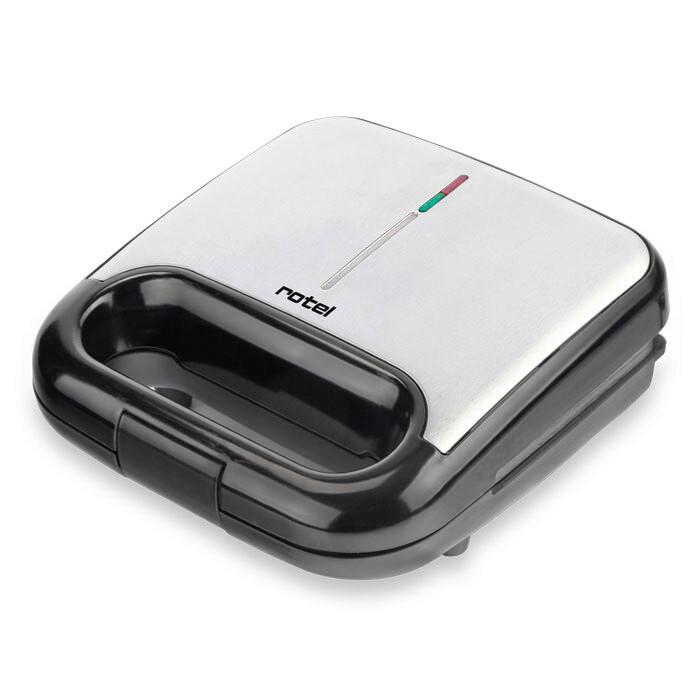 SANDWICHTOASTER SANDWICHTOASTER - Silberfarben/Schwarz, Kunststoff/Metall (23,9/23/10,3cm)