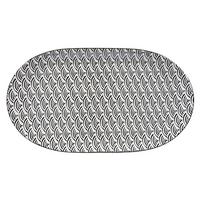 Servierplatte Shiva in Schwarz/Weiß ca. Ø 37,5cm - Schwarz/Weiß, LIFESTYLE, Keramik (37,5cm) - Premium Living