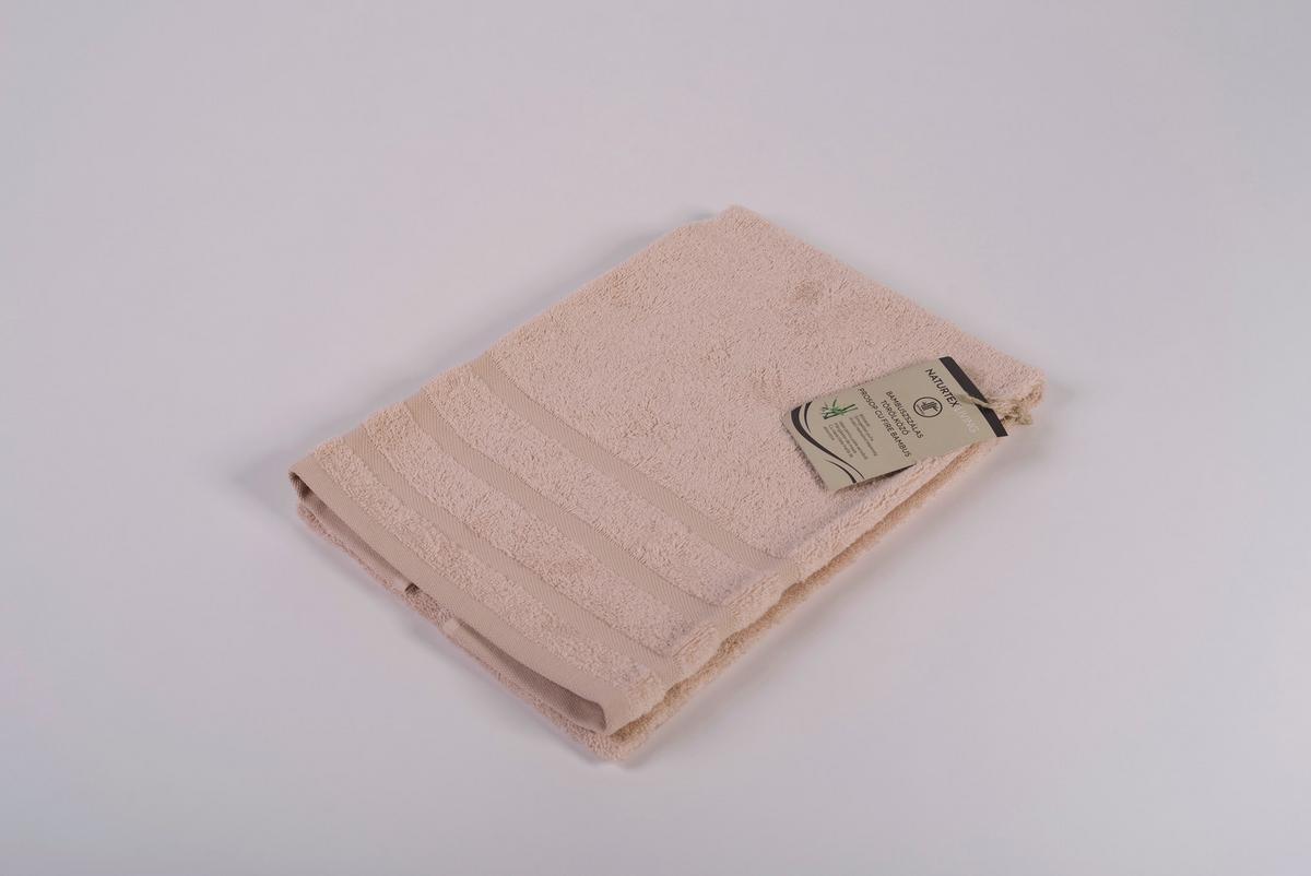 Törölköző Bambuszos 50/100 - világos rózsaszín, textil (50/100cm)