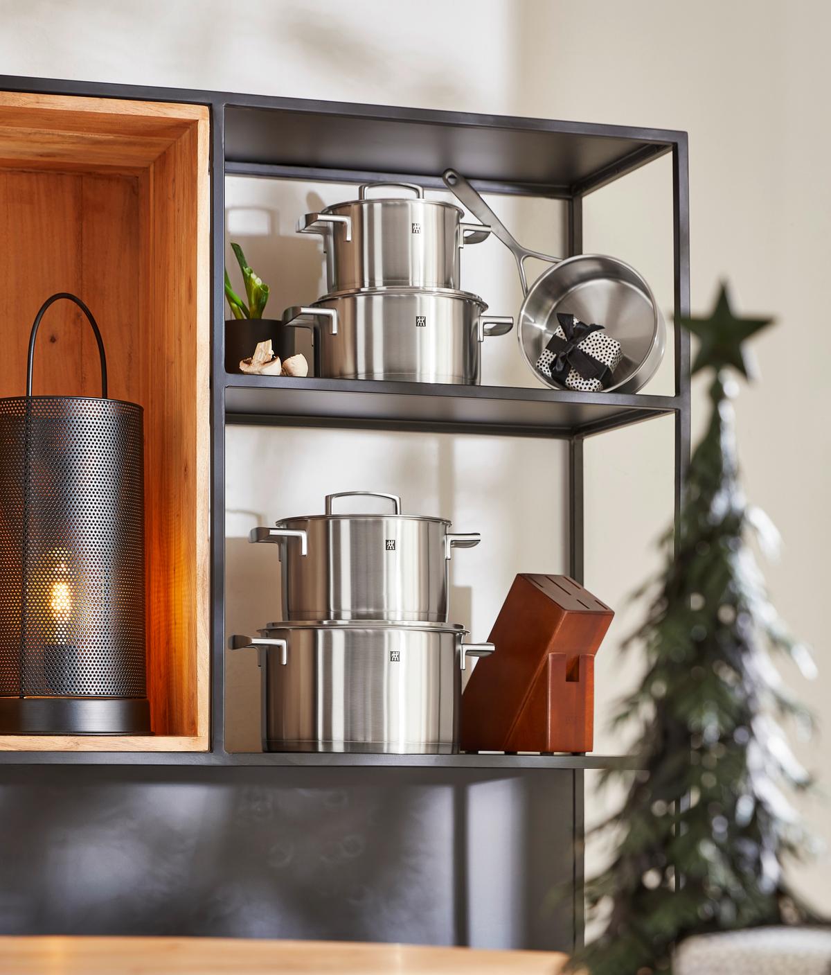 ZESTAW GARNKÓW 1006216 ZWILLING - kolor stalowy, Design, metal/szkło - Zwilling
