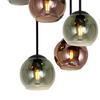 TAKLAMPA GREN - röd/grön, Modern, metall/glas (42/58,8cm) - Mömax