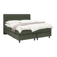 Boxspringbett Primo Dunkelgrün ca. 160x200cm - Dunkelgrün, KONVENTIONELL, Holz/Holzwerkstoff (160/200cm) - Premium Living