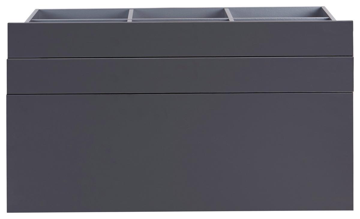 Set Ladica Unit - antracit, Moderno, drvni materijal (91/50,3/47cm) - Based