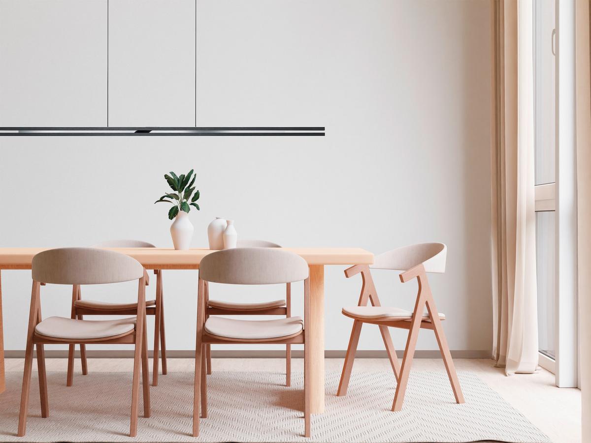 LAMPA ZWIESZANA LED 20647/2-15 BEN *E* - kolor brązu, Design, metal (150/5/60-180cm) - elements by BANKAMP