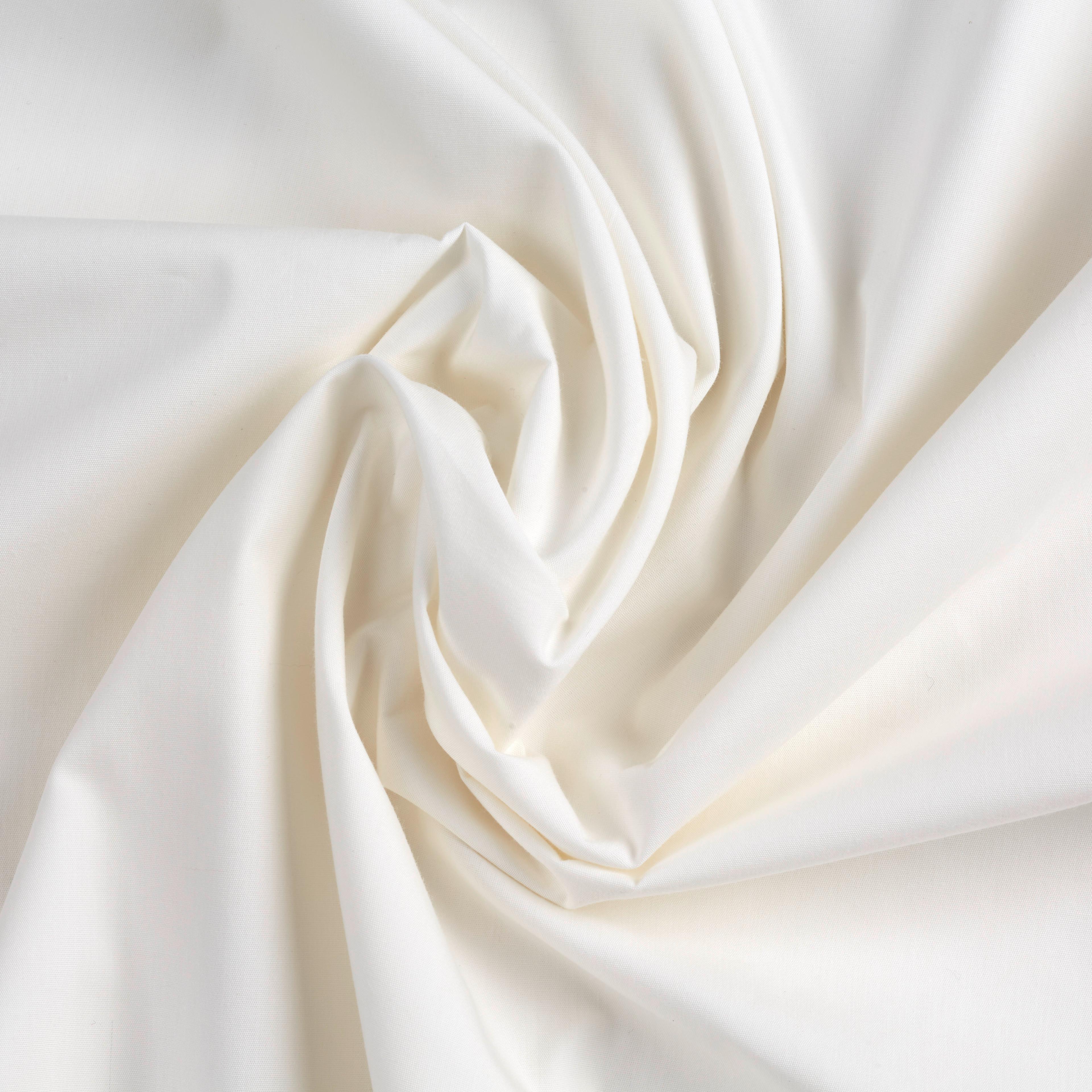 Bettwäsche Bio-Lisa Uni in Offwhite ca. 135x200cm - Weiß, MODERN, Textil (135/200cm) - ecoTree