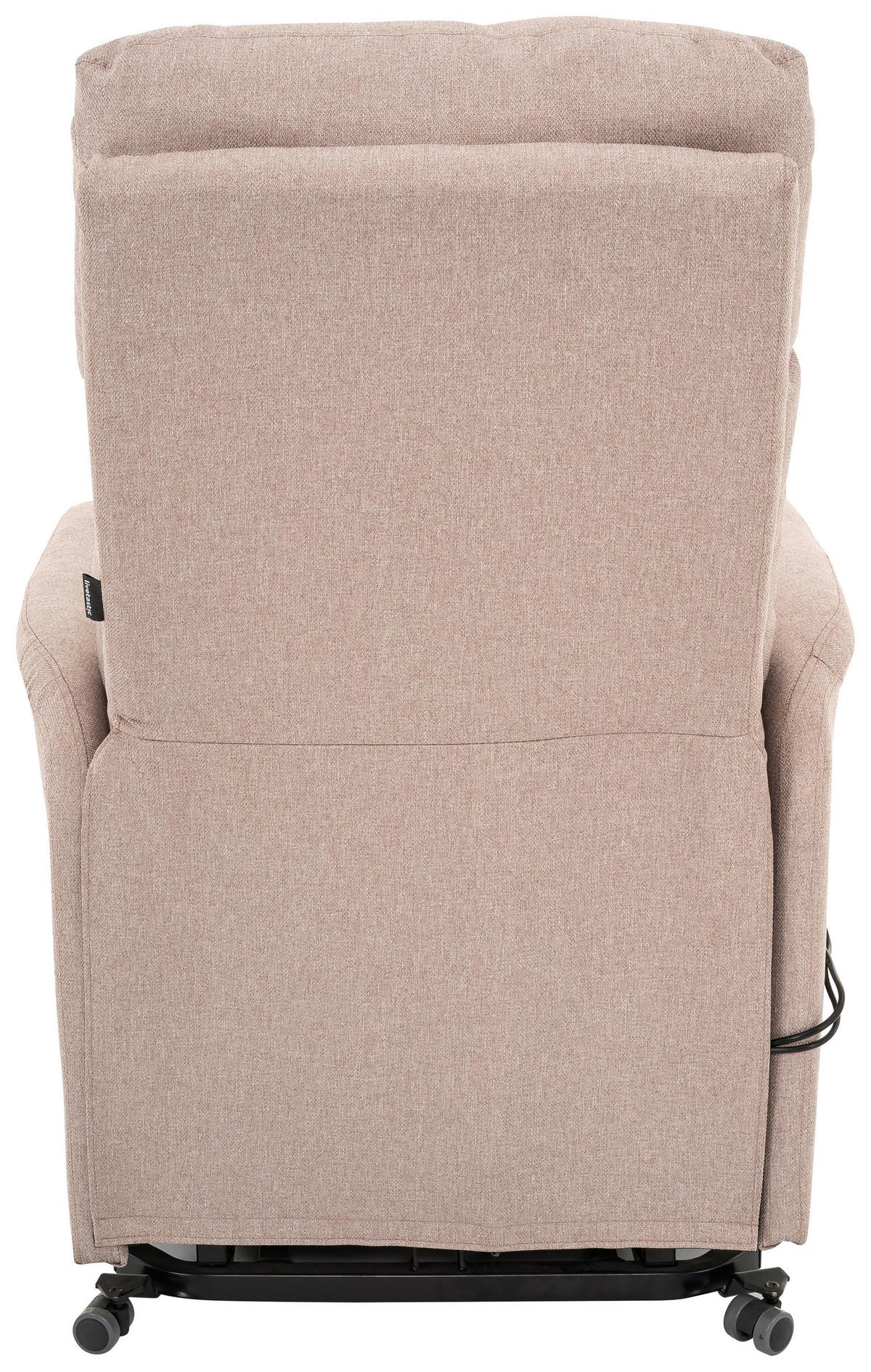 Počivalnik Luxo, Peščena Barva - črna/peščene barve, Design, kovina/umetna masa (68/100/94cm) - Livetastic