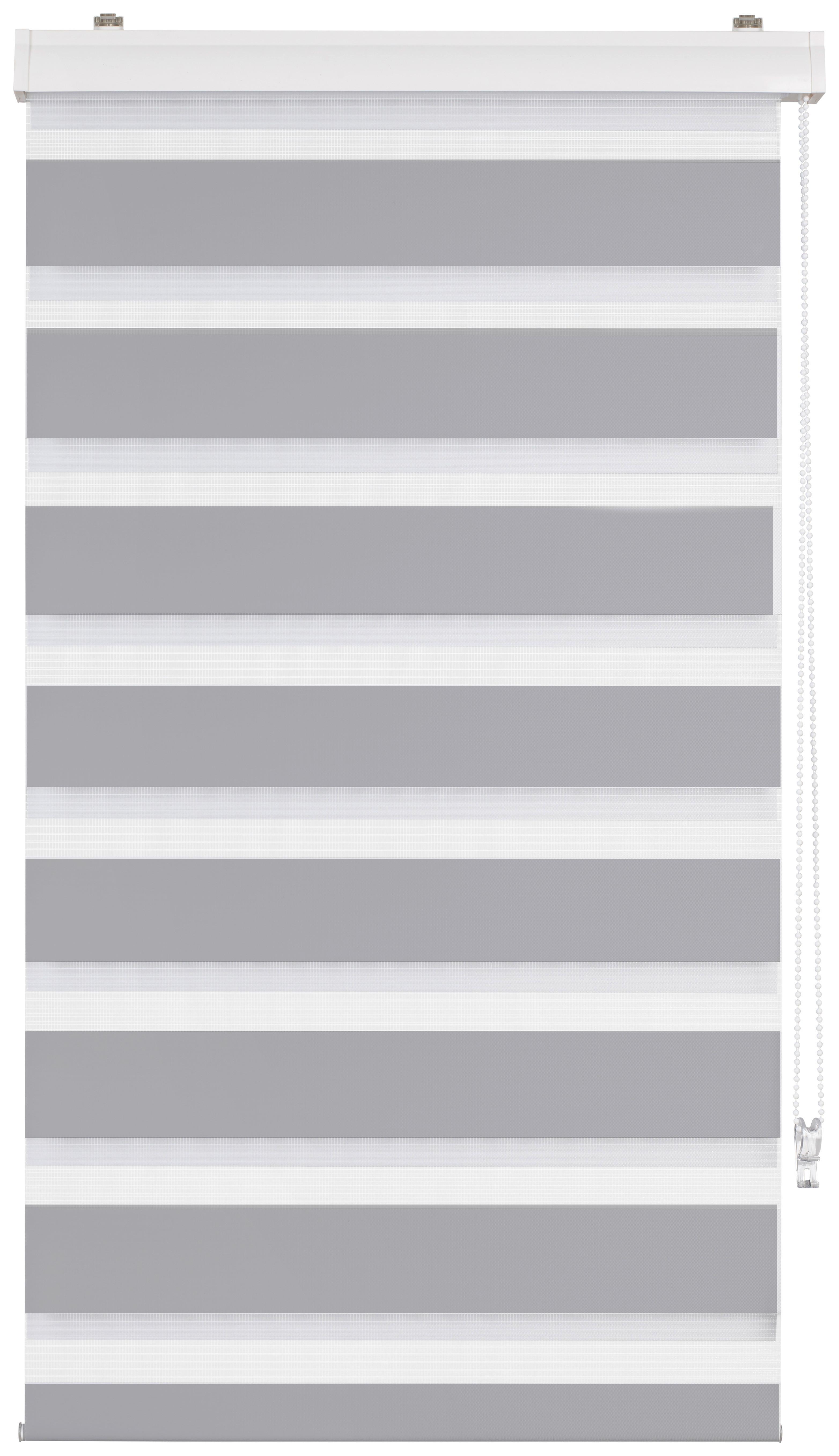 Doppelrollo Thomas in Grau ca. 60x160cm - Grau, Kunststoff/Textil (60/160cm) - Premium Living