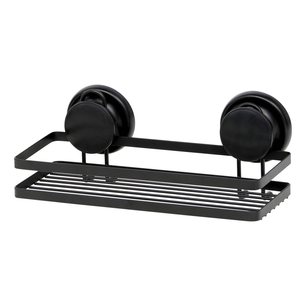 Poliță pentru baie Black - Konventionell (25/12/11,5cm)