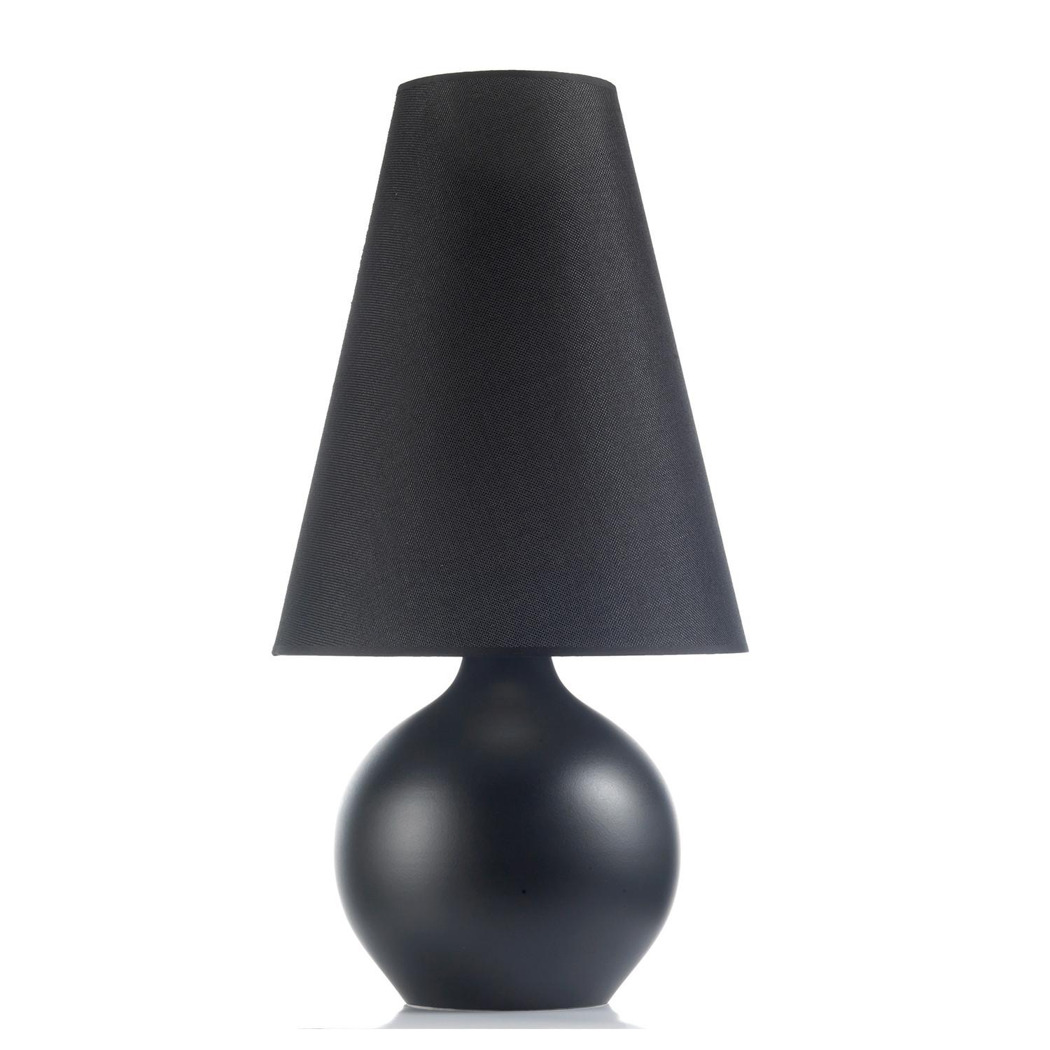Asztali Lámpa 223/gtelan - fekete, Konventionell, textil/kerámia (35/70cm)