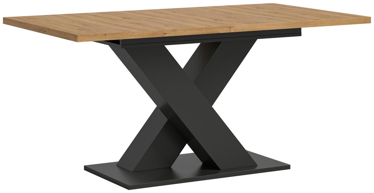 Raztegljiva Miza Marlon 150 Az, Siva - siva/hrast artisan, Trend, leseni material (150-190/90/75cm) - MID.YOU