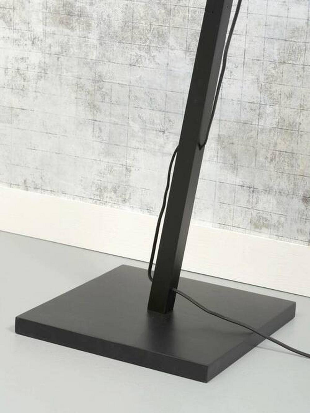 Stoječa Svetilka Bhutan, Črna, Bambus - črna/naravne barve, Trend, les (150/31/55cm) - Good & Mojo