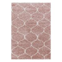 Webteppich Salsa Rosa ca. 200x290cm - Rosa, Design, Textil (200/290cm)