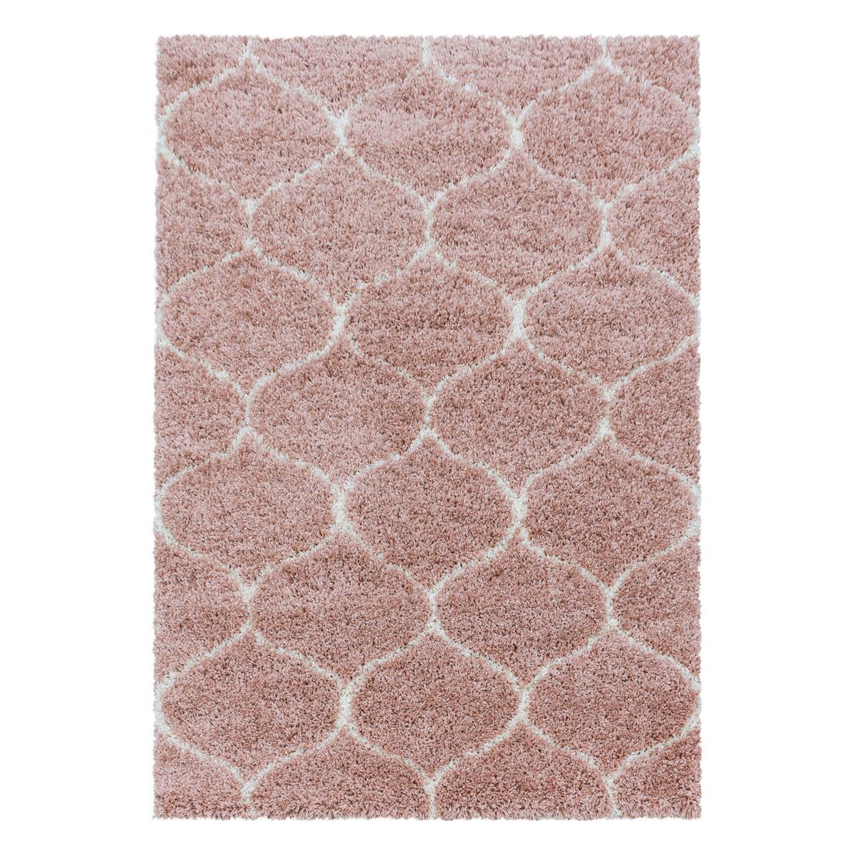 Webteppich Salsa Rosa ca. 200x290cm - Rosa, Design, Textil (200/290cm)