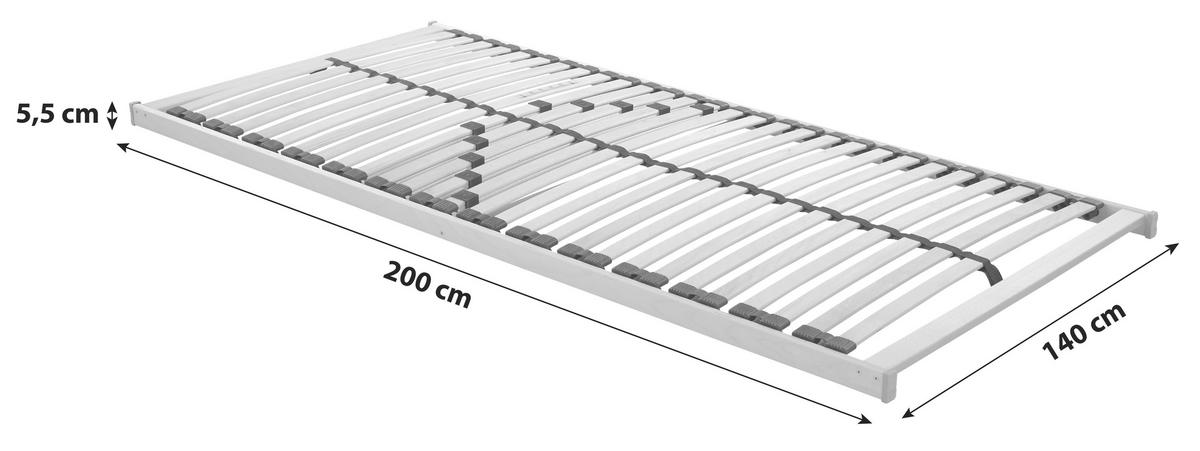 Letvena Podlaga Primatex 200, 140x200, Breza - (140/200cm) - Primatex