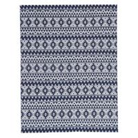 Flachwebeteppich Sunny 210 Blau 80cm X 150cm - Blau, Basics, Textil (80/150cm) - Kayoom
