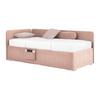 Bett Remi Rosa ca. 90x200cm - Chromfarben/Naturfarben, KONVENTIONELL, Holz/Kunststoff (90/200cm) - Mömax