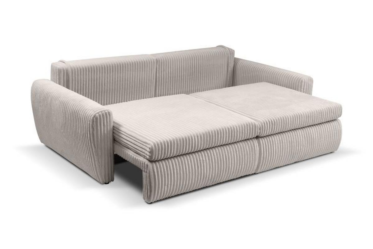 Canapea extensibila MEVI - gri-maro, Modern (240/72-90/120cm) - Premium Living