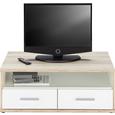 TV-Element Weiß/Eichefarben - Eichefarben/Weiß, Holz/Holzwerkstoff (92/40/59cm) - Modern Living TV-Element Weiß/Eichefarben - Eichefarben/Weiß, Holz/Holzwerkstoff (92/40/59cm) - Modern Living