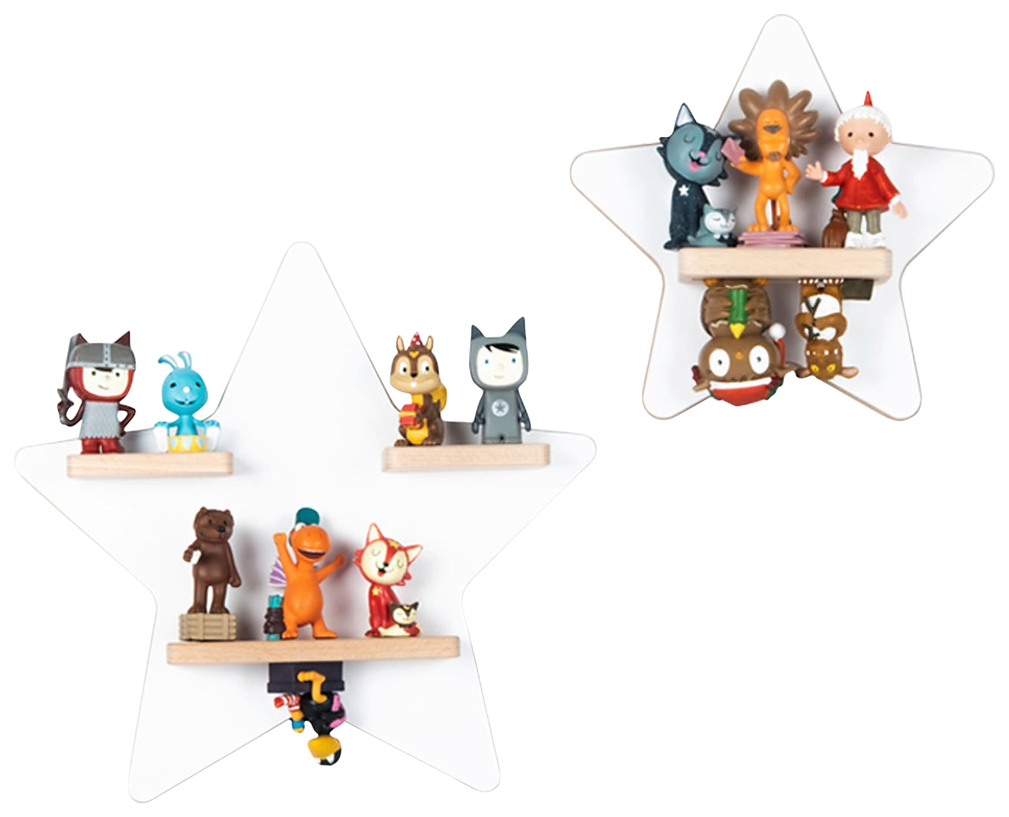 Kinderregal-Set Boarti 2-tlg. Weiß - Weiß, MODERN, Holzwerkstoff (33/33/5cm) - Livetastic