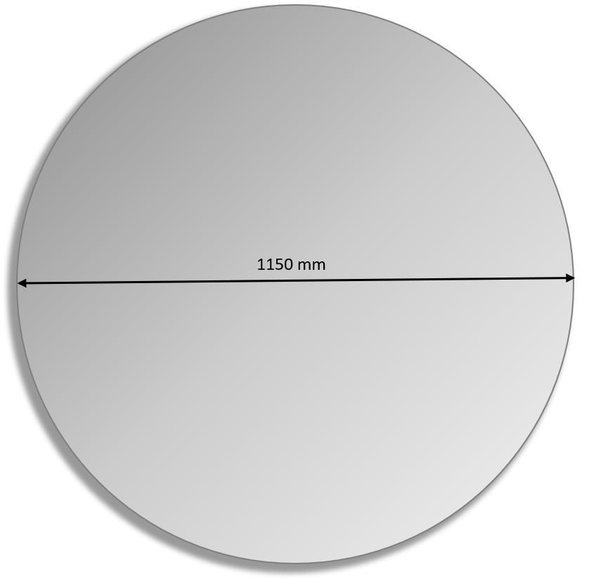 Wandspiegel Brillant Silberfarben - Silberfarben, MODERN, Glas (115cm) - Mömax